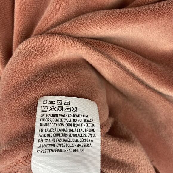 American Eagle Sweater Womens Extra Small Velvet Hooded Front Pocket Casual - Picture 8 of 8